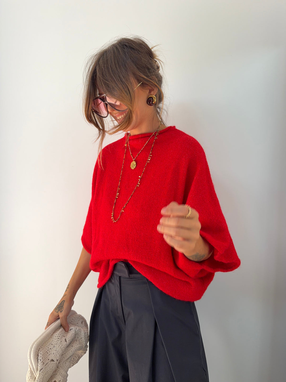 Pull Paris - rouge