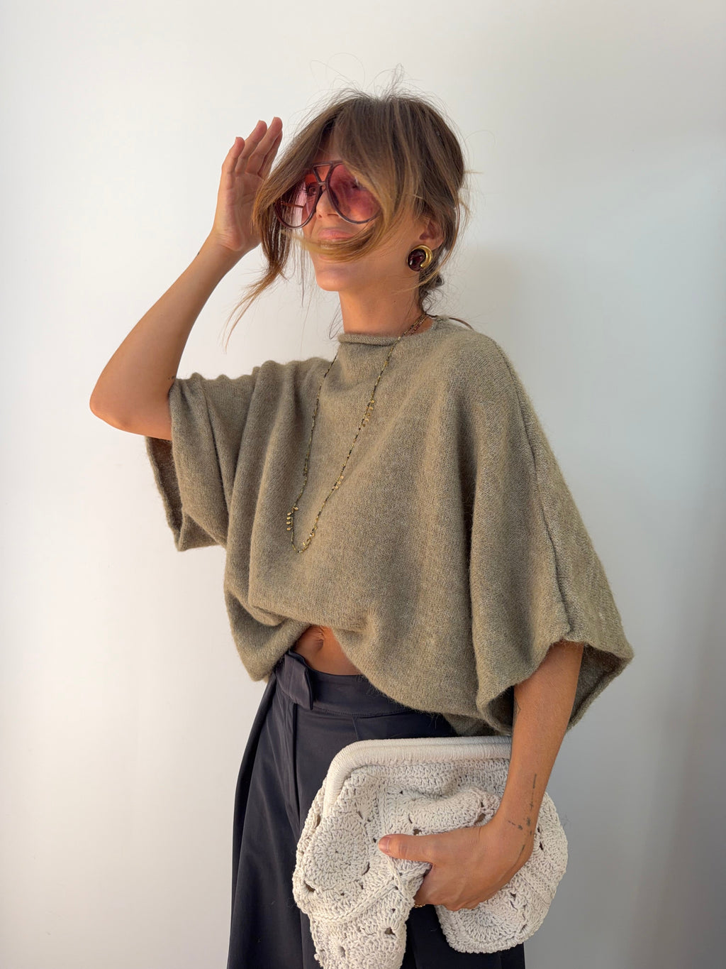 Pull Paris - kaki
